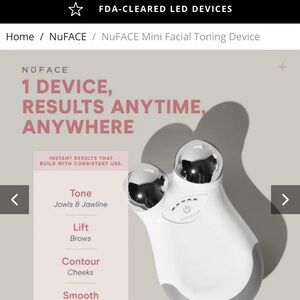 Nuface mini toning device